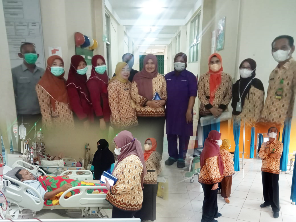 Pemantau pelayanan pasien oleh Direktur RSUD Kota Prabumulih
